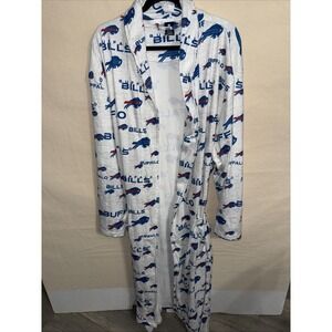 NFL Buffalo Bills One Size Men's Belted Robe‎ Pockets Team Apparel Sleepwear